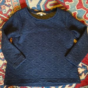 Loft Petite Jacquard Sweatshirt